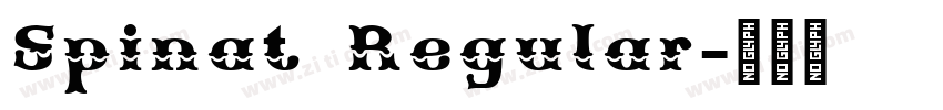 Spinat Regular字体转换 Spinat Regular字体转换